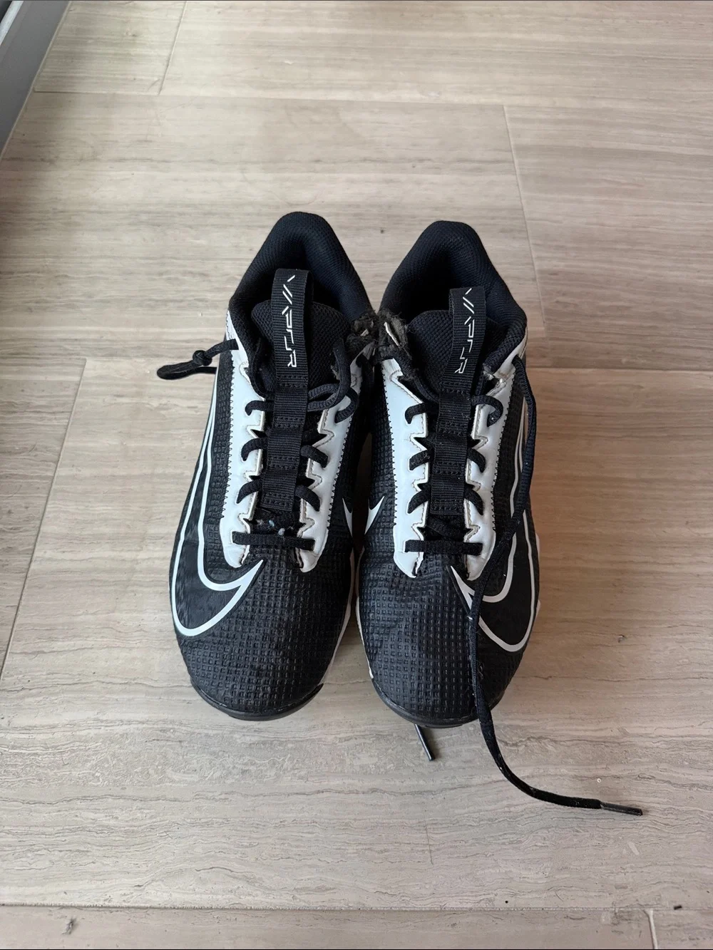 Nike Black and White Vapor Training Shoes